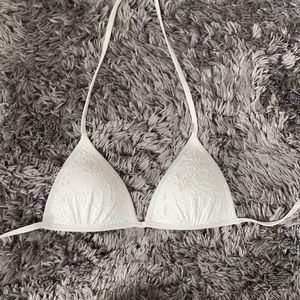 White lace bathing suit